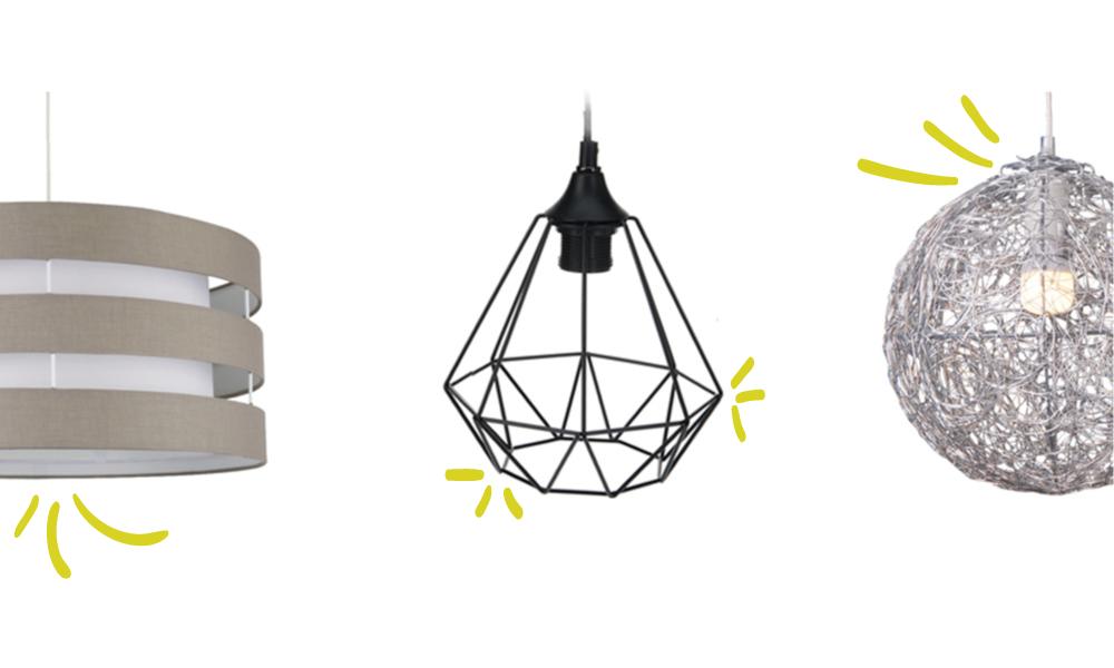 Lámparas YANIS, VINTAGE NEGRO y FERRE de Conforama