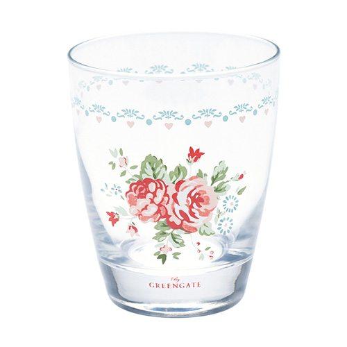 Vaso De Cristal Abelone White Green Gate