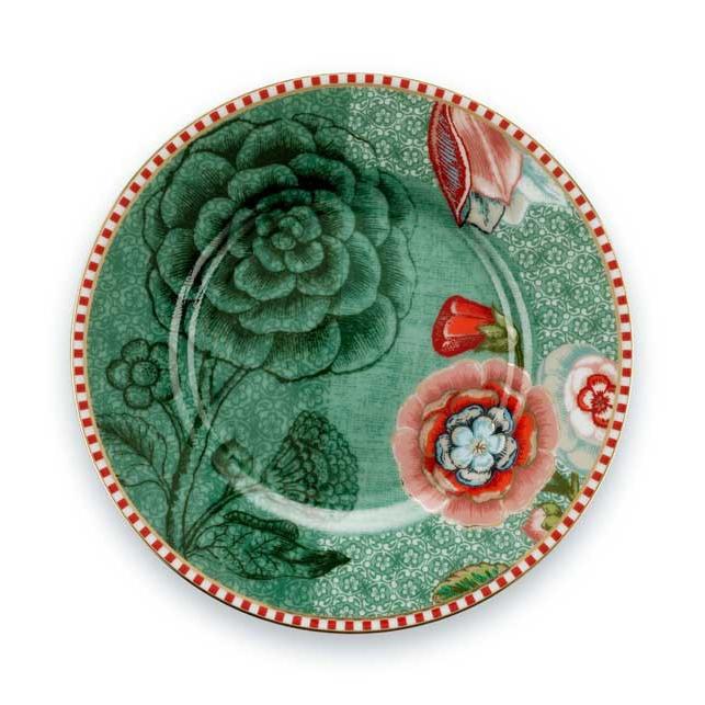 Plato De Ceramica Pequeño Spring To Life Verde Pip Studio