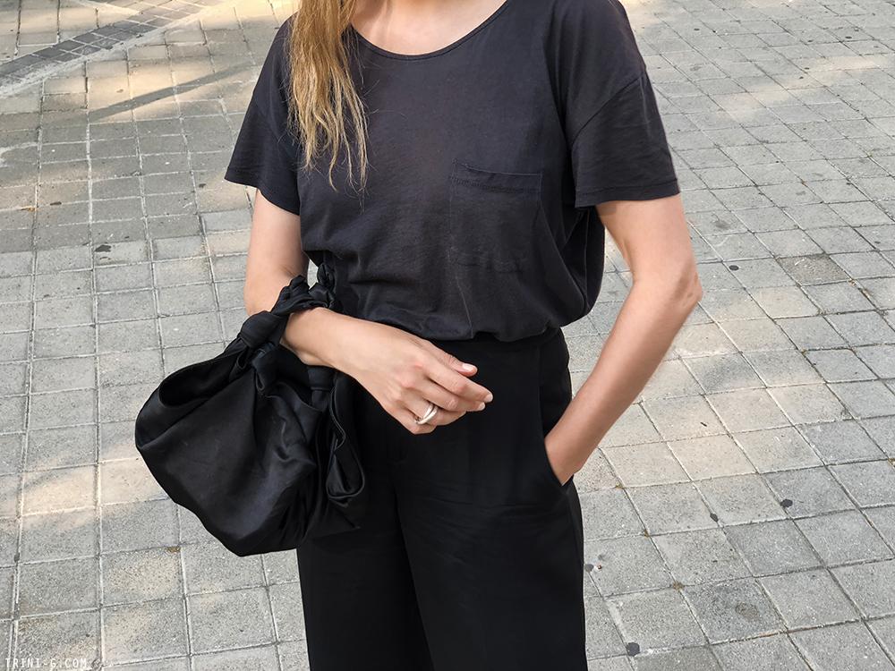 Trini | Acne Studios tshirt Theyskens Theory pants