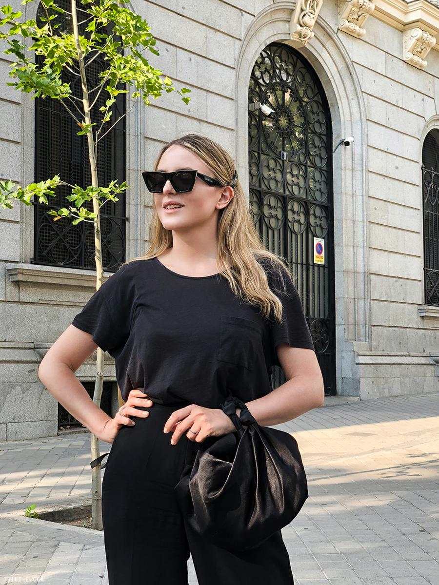 Trini | Acne Studios tshirt Theyskens Theory pants