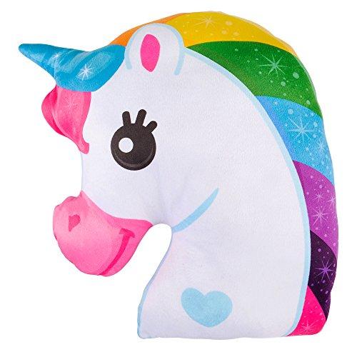 Booboolala Soft and Cuddly Magical Unicorn Pillow 15"