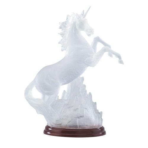 Gifts & Decor Frosted Unicorn Light Decorative Statue Rainbow Light