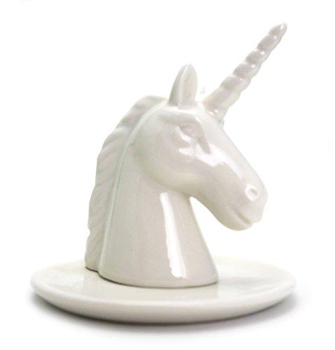 Bewitched Unicorn Porcelain Ring Holder Jewelry Dish