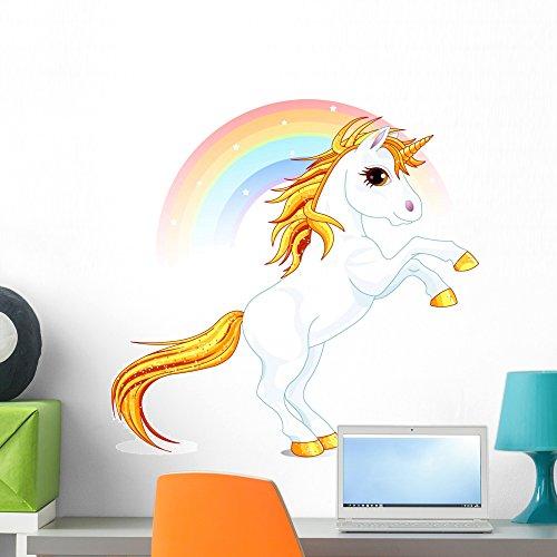 Wallmonkeys Unicorn Wall Decal Peel and Stick Graphic WM170199 (24 in W x 23 in H)