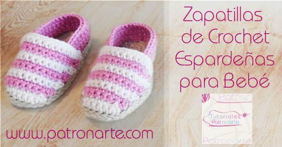Zapatillas de Crochet para Bebé Espardeñas