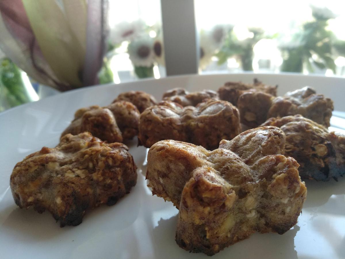 Galletas de avena y plátano