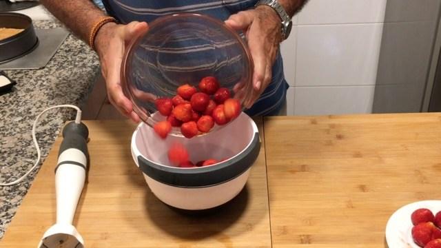 Fresas para el pastel