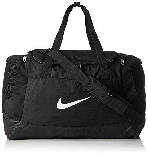 Nike Club Team Swoosh Duffel M Bolsa de Deporte, 53 cm, 52 Liters, Negro (Schwarz)