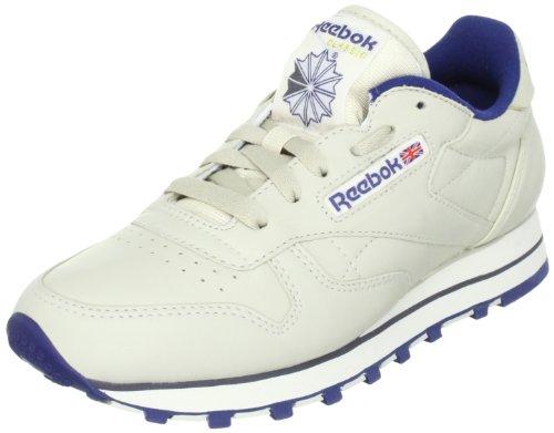 Reebok Classic Leather Zapatillas, Mujer, Blanco (Ecru/Navy), 42.5
