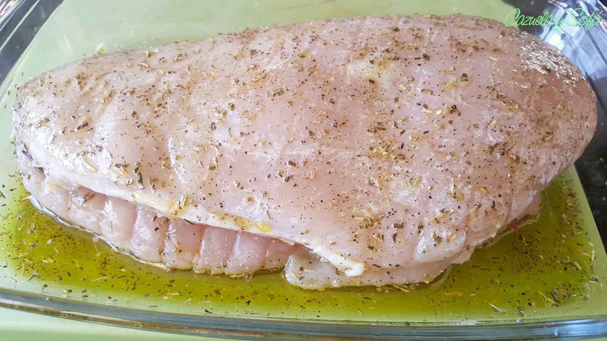 Pechuga de pavo rellena con verduritas baby | Cocina