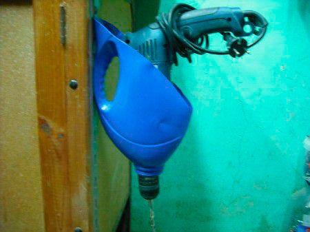 colgador porta taladros casero fácil y barato