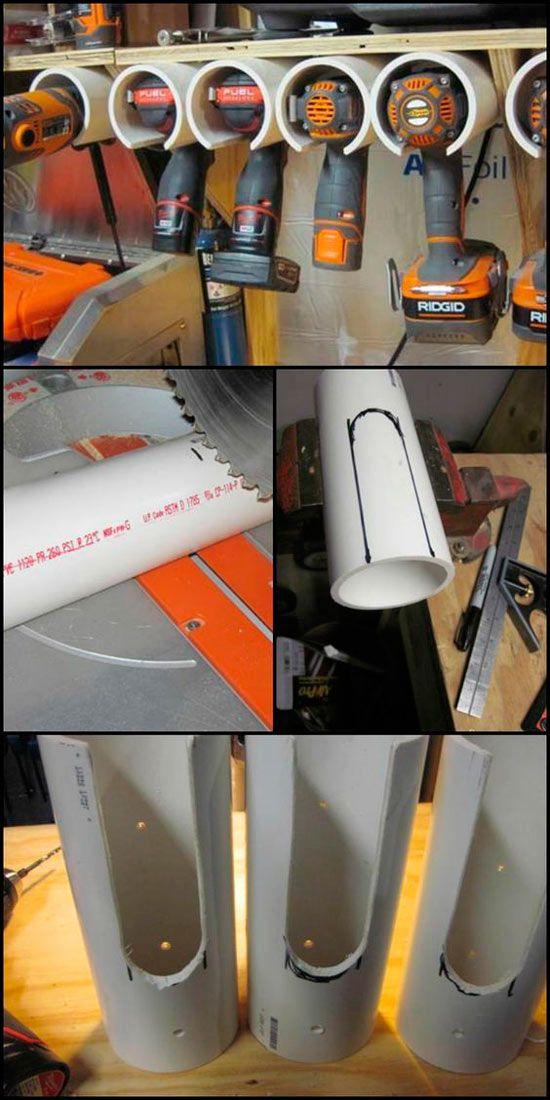 colgador de taladros casero diy