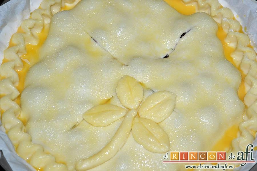 Pastel de cerezas, pinta también bien la decoración