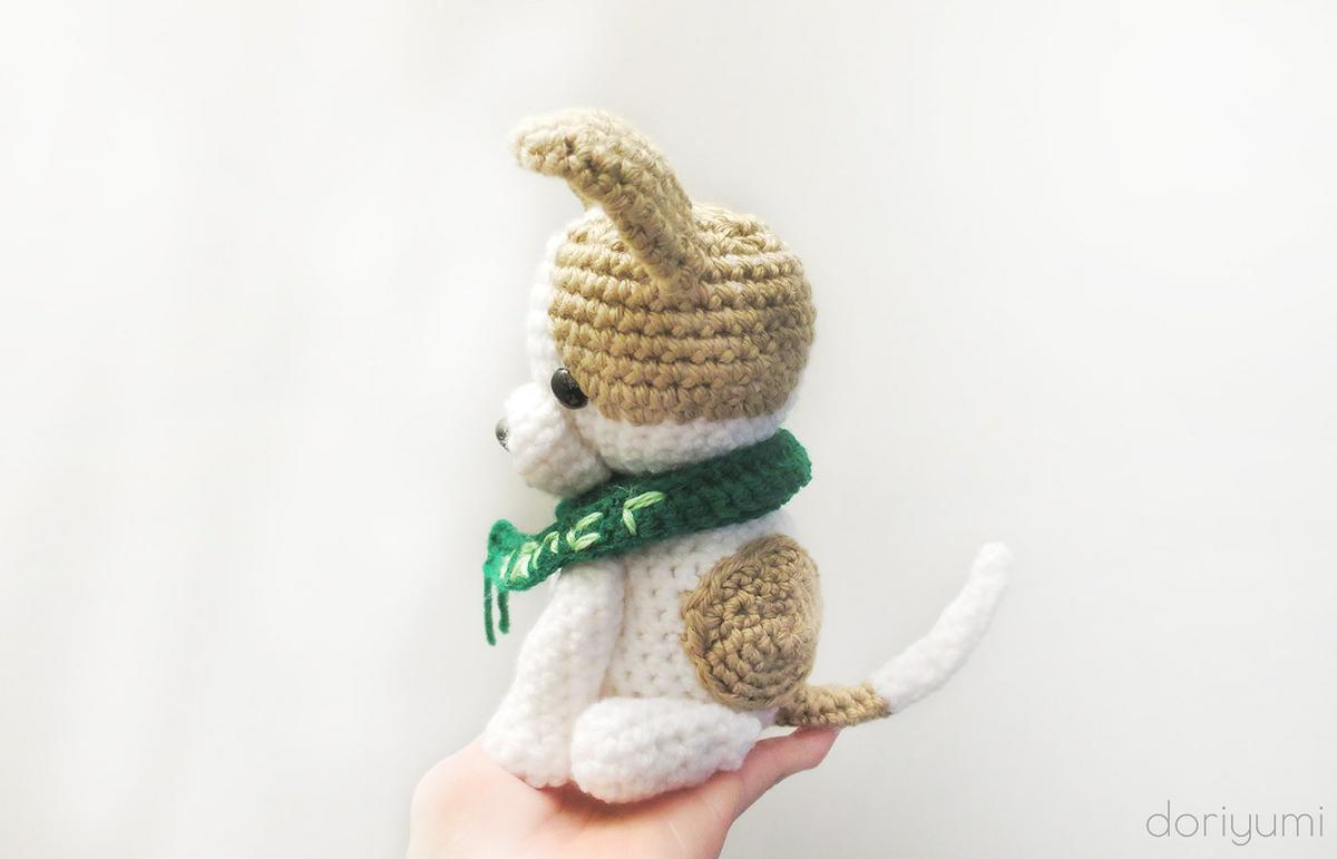 peluche tejido de chihuahua 2