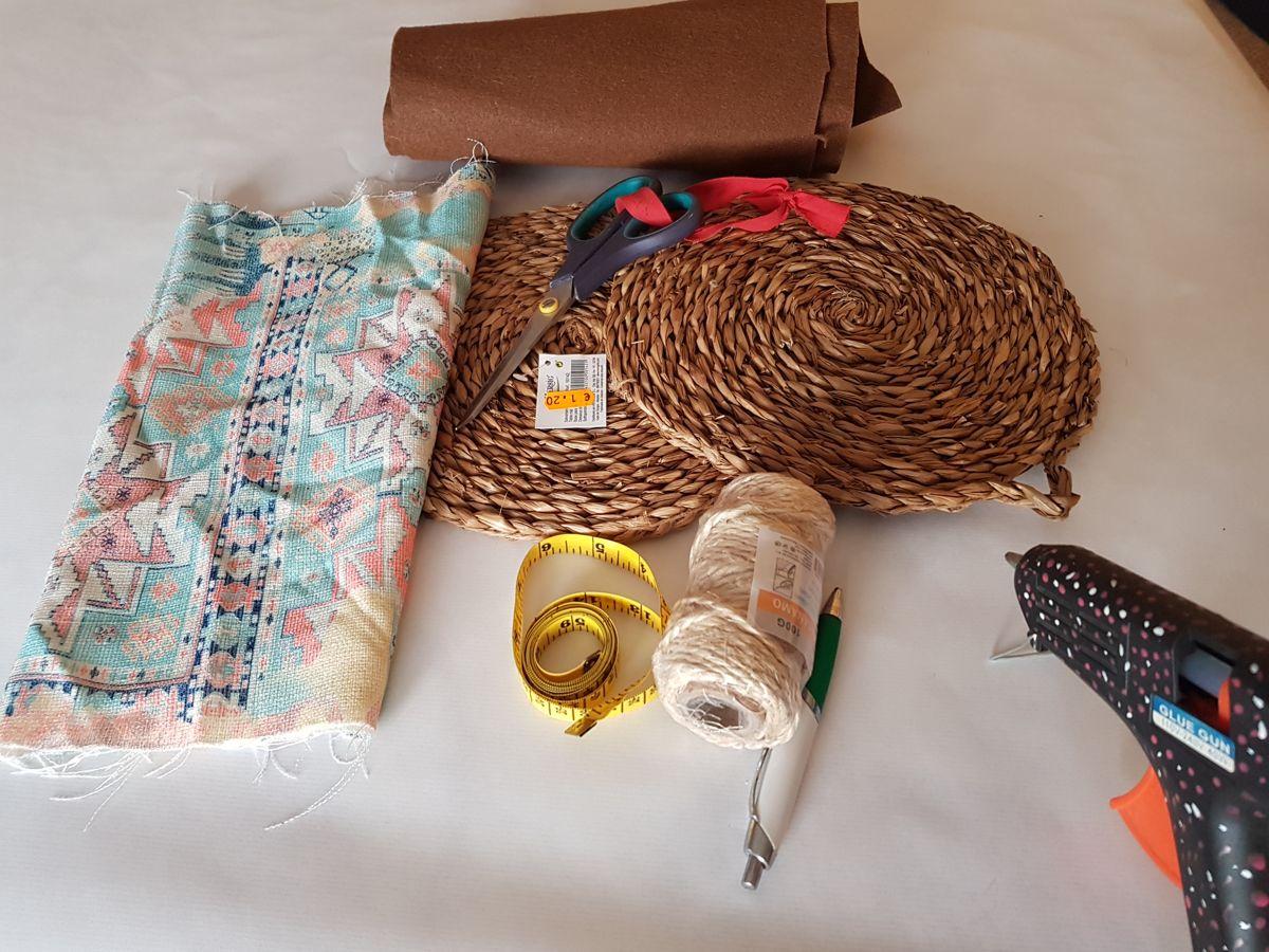 Tutorial Bolso rafia DIY, tutorial costura bolso de moda para el verano