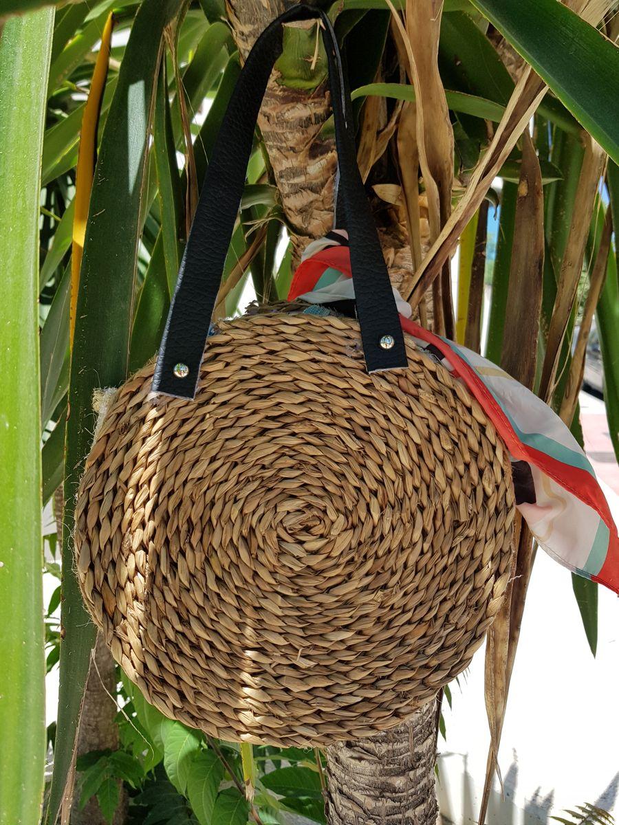 Tutorial Bolso rafia DIY, tutorial costura bolso de moda para el verano