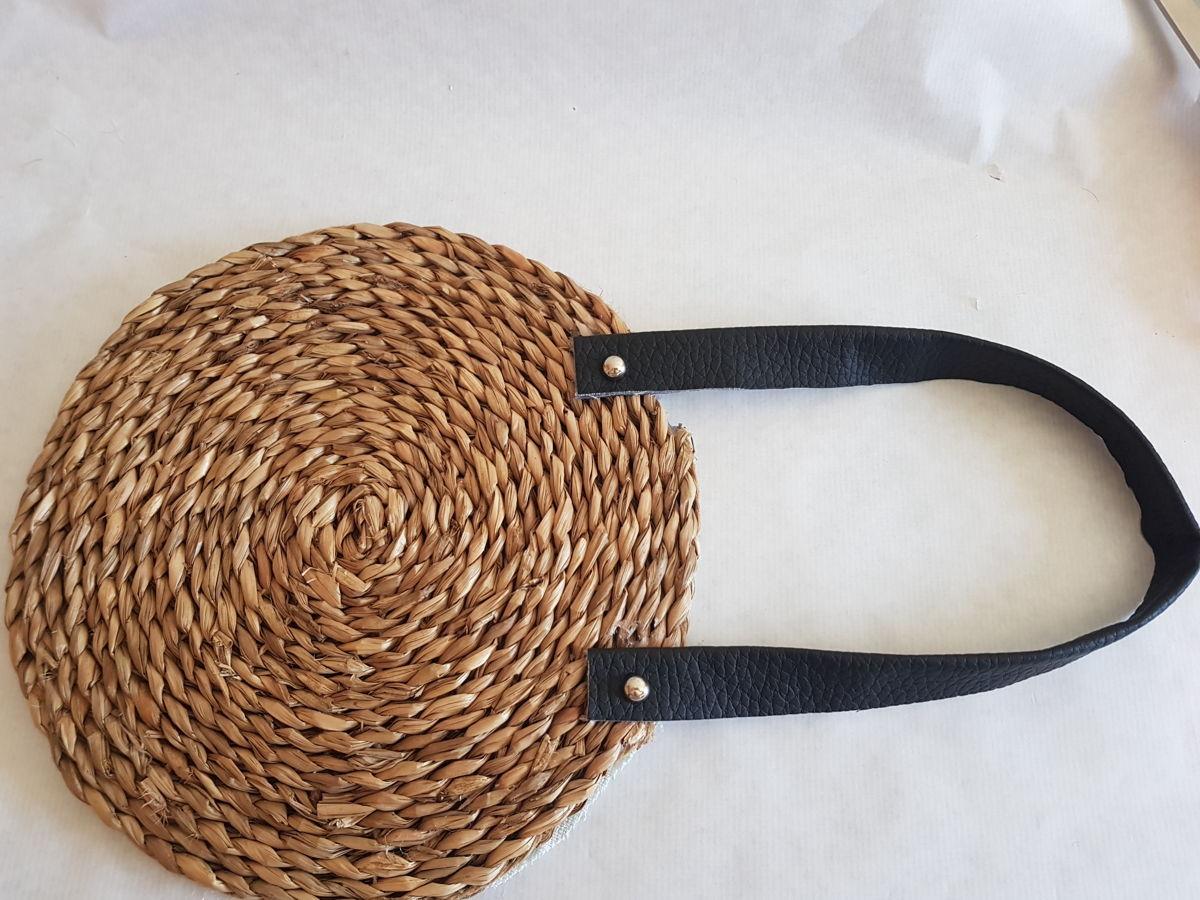 Tutorial Bolso rafia DIY, tutorial costura bolso de moda para el verano