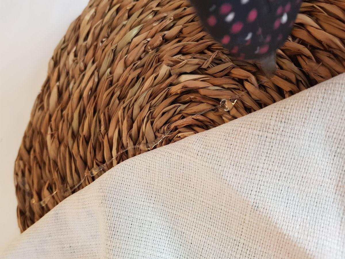 Tutorial Bolso rafia DIY, tutorial costura bolso de moda para el verano