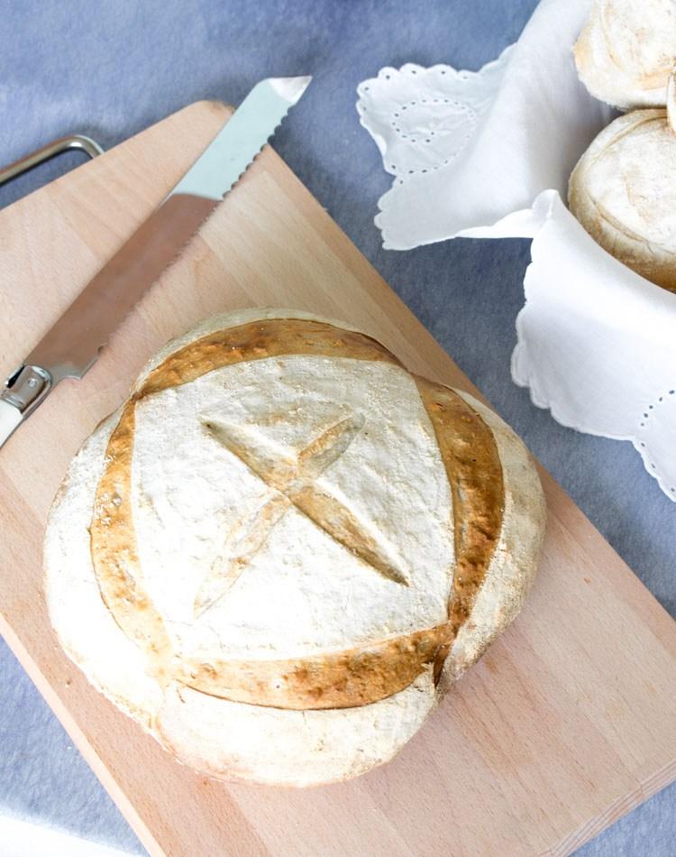 Receta de pan campesino