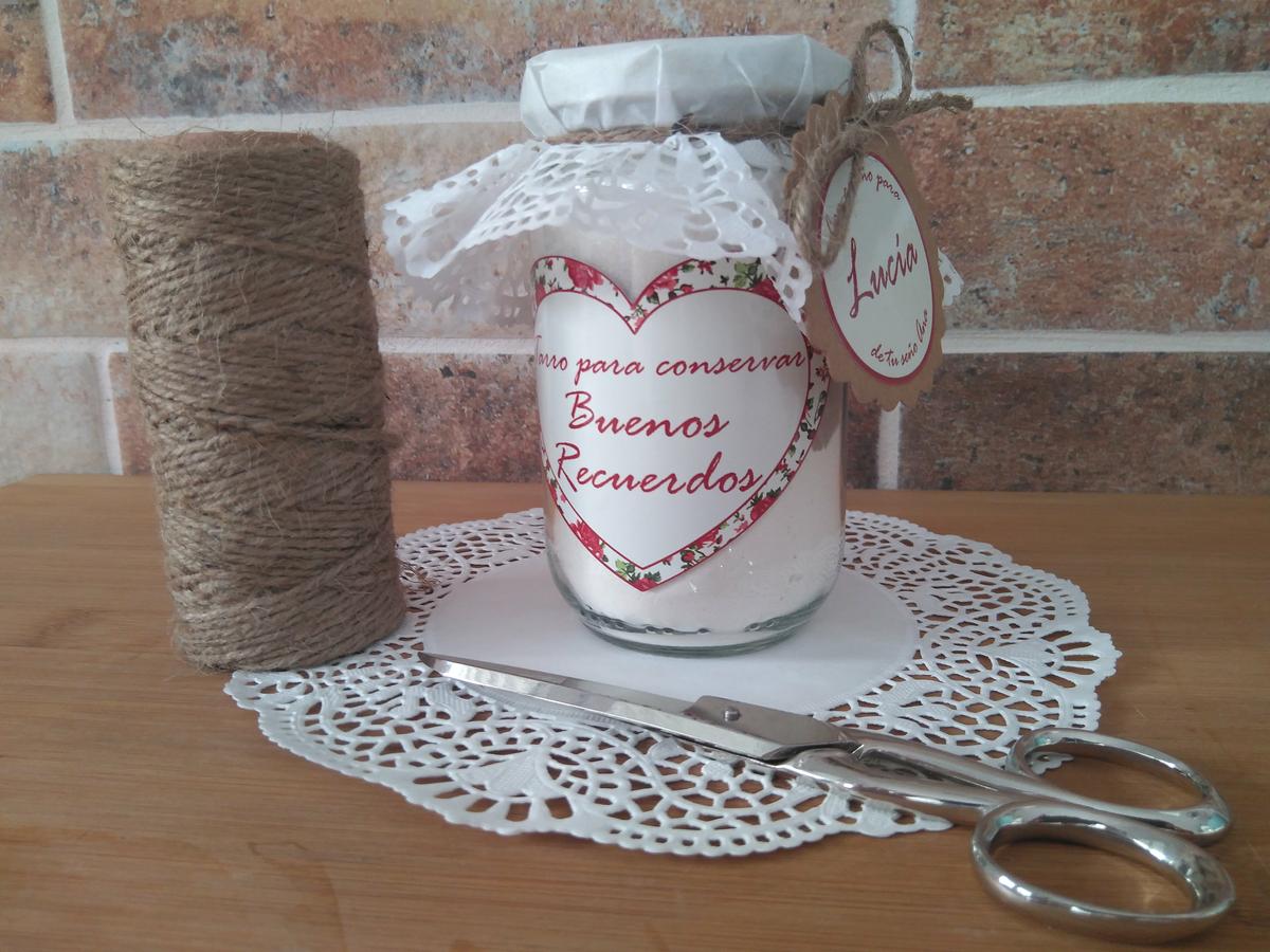 Tarros para conservar buenos recuerdos