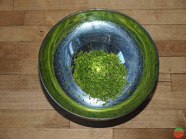 Helado de coco y lima paso 1 