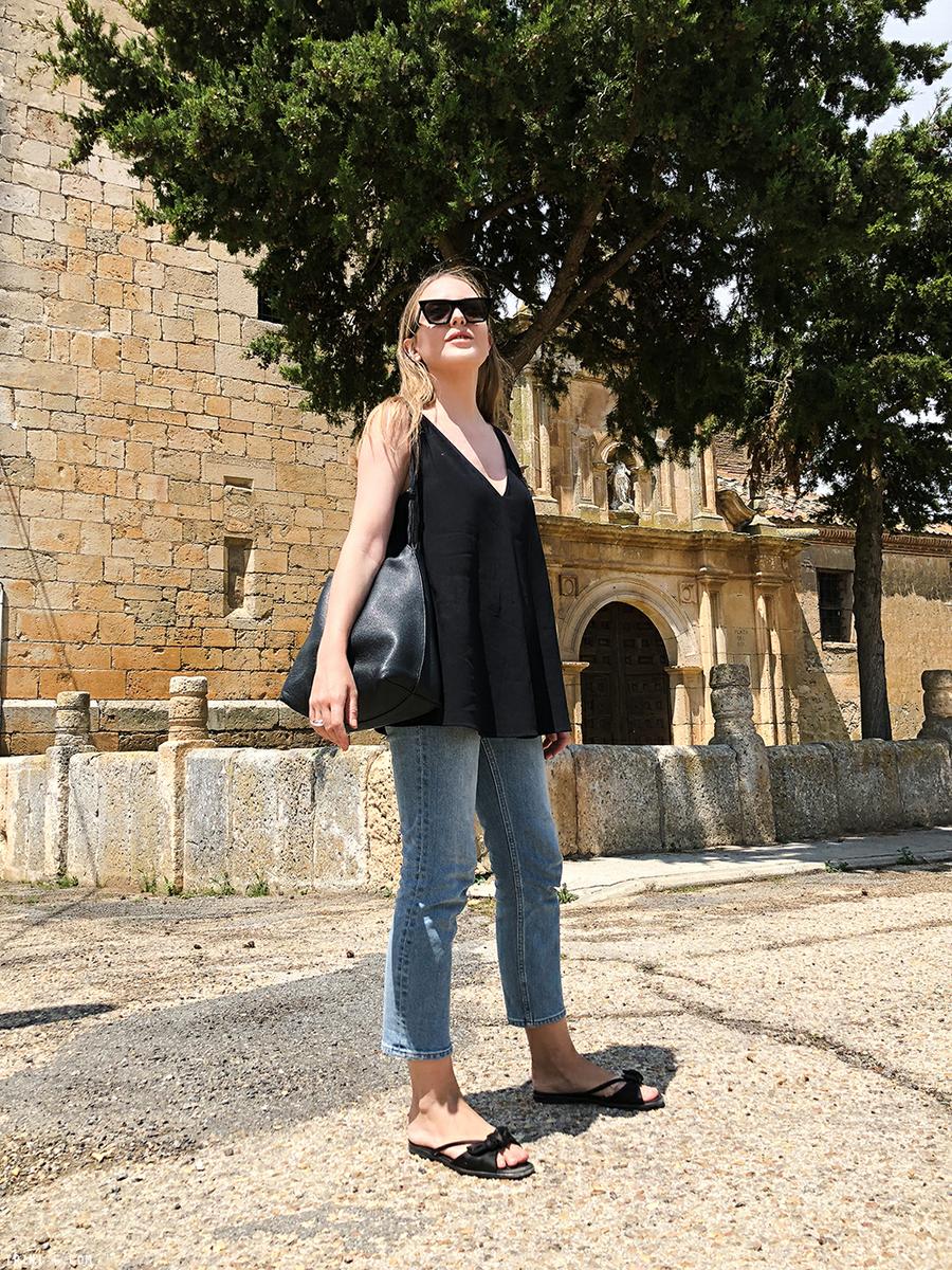 Trini |Stella McCartney top Acne Studios jeans