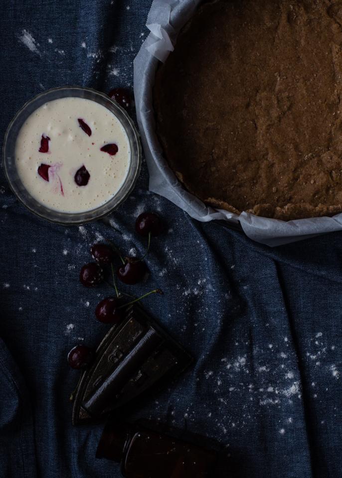 crumble-de-queso-y-cerezas