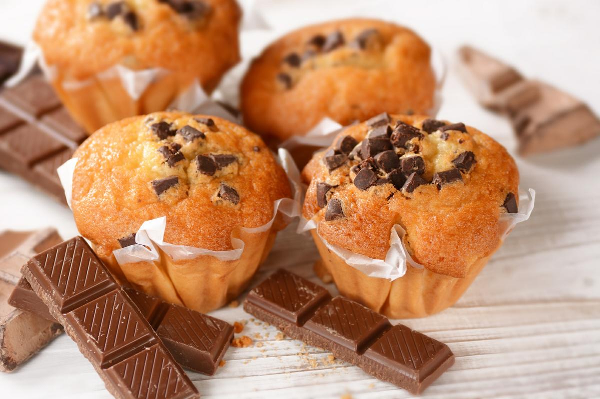 muffin al cioccolato fatti in casa
