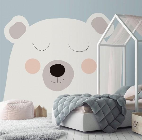 mural-textil-removible-oso-polar