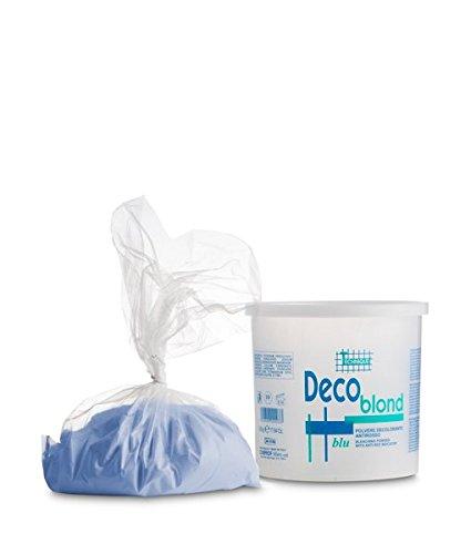 Technique decoblond | polvo Decolorante Azul con indicador antirosso 500 ml uso Profesional