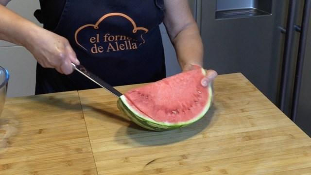 Pasamos por la turmix Sandía y Tomate