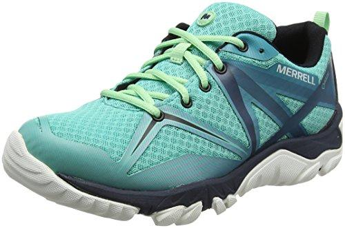 Merrell Mqm Edge Gore-Tex, Zapatillas de Senderismo para Mujer, Turquesa (Turquoise), 37 EU
