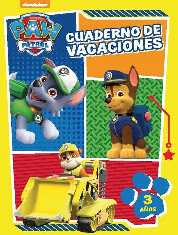  cuaderno PATRULLA CANINA. CUADERNO DE VACACIONES (3 AÑOS)