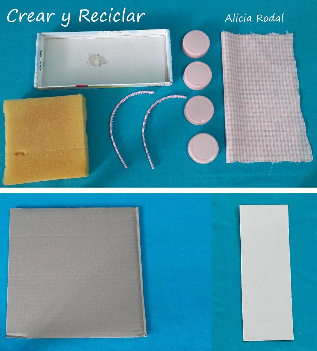 Tumbona o hamaca de piscina para muñecas DIY con reciclaje