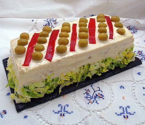 Enrollado de sandwich de atún