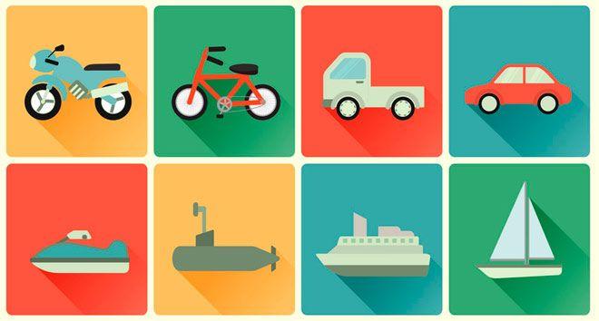 coches, motos, camiones, barcas, lanchas