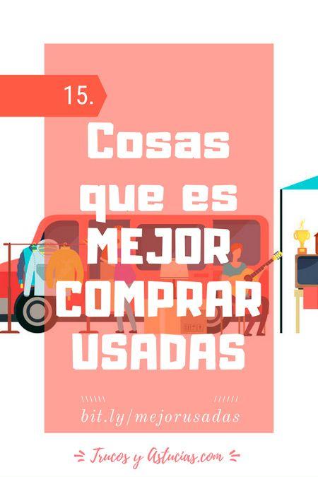cosas que es mejor comprar de segunda mano para ahorrar dinero