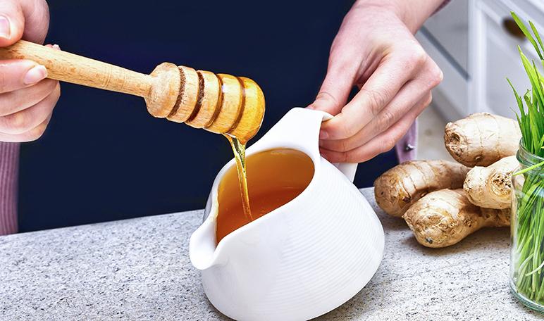 Jengibre con miel para una buena salud - Trucos de salud caseros