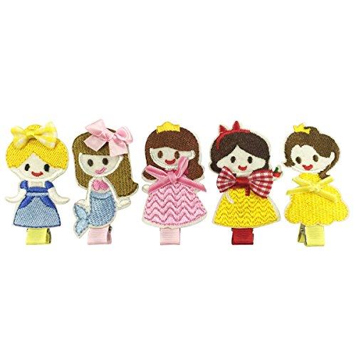 Wrapables Dress Up Fantasy Princess Hair Clips (5 Set)