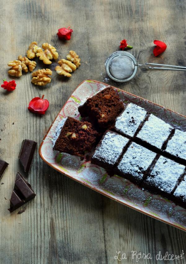 Brownie expres en el microondas