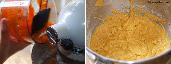 Magdalenas de zanahoria y pistacho paso 1