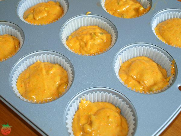 Magdalenas de zanahoria y pistacho paso 2