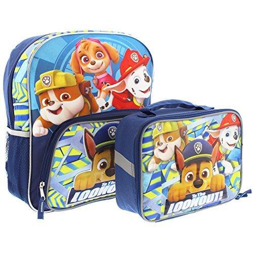 Paw Patrol 14 inch Backpack and Lunch Box Set