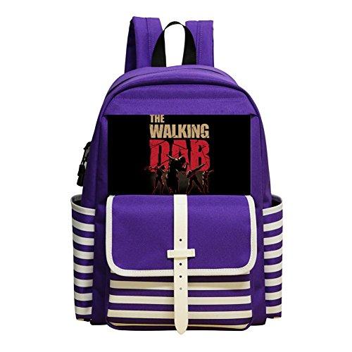 Walking Student Backpack School Bag Print Various Super Bookbag Break