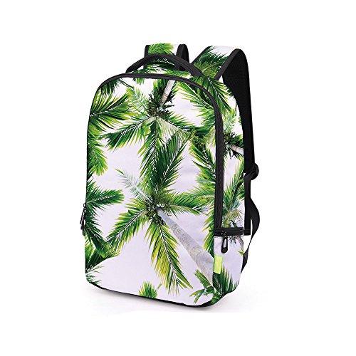 School Bag,Han Shi Women Men 3D Galaxy Travel Satchel Stylish Unisex Canvas Book Bag Shoulder Schoolbags (E, Large)