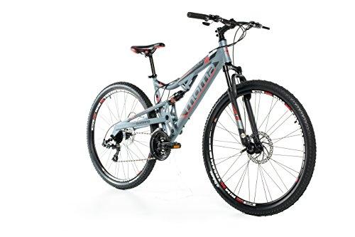 Moma Bikes Bicicleta Montaña EQX 29" Alu, SHIMANO 24V, Doble Freno Disco, Doble Susp. (Varias Tallas)