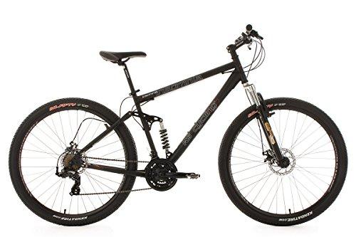 KS Cycling Insomnia - Bicicleta de montaña de doble suspensión, color negro, ruedas 29", cuadro 51 cm