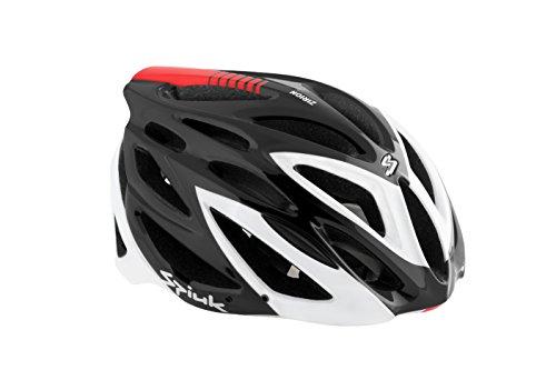Spiuk Zirion - Casco unisex, color negro/blanco, talla 53-61