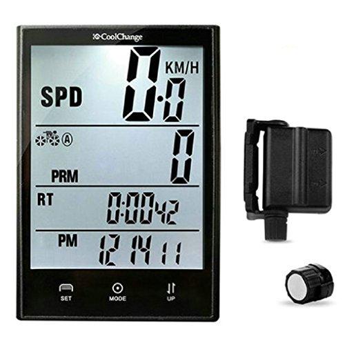GuDoQi Velocímetro Para Bicicleta Inalámbrico Ciclocomputadores Pantalla Táctil Retroiluminación LCD De 2,8 Inch 2 Bicicletas Disponibles Despertador Automático Estanco Para Montar Bicicleta
